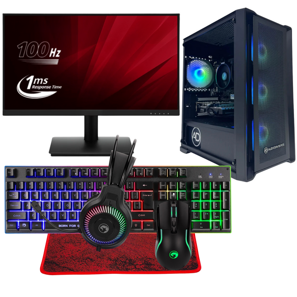 BUNDLE AMD Ryzen 5 4500 3.60GHz 6-Core NVIDIA GeForce RTX 3050 6GB Gaming PC