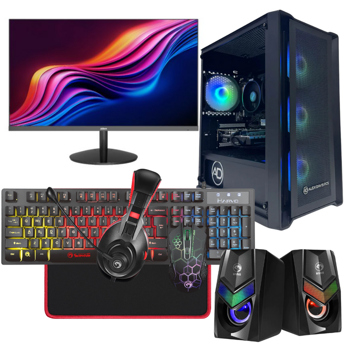 Gaming PC Bundles | Desktop, Monitor & Peripherals All-in-One – Alex ...