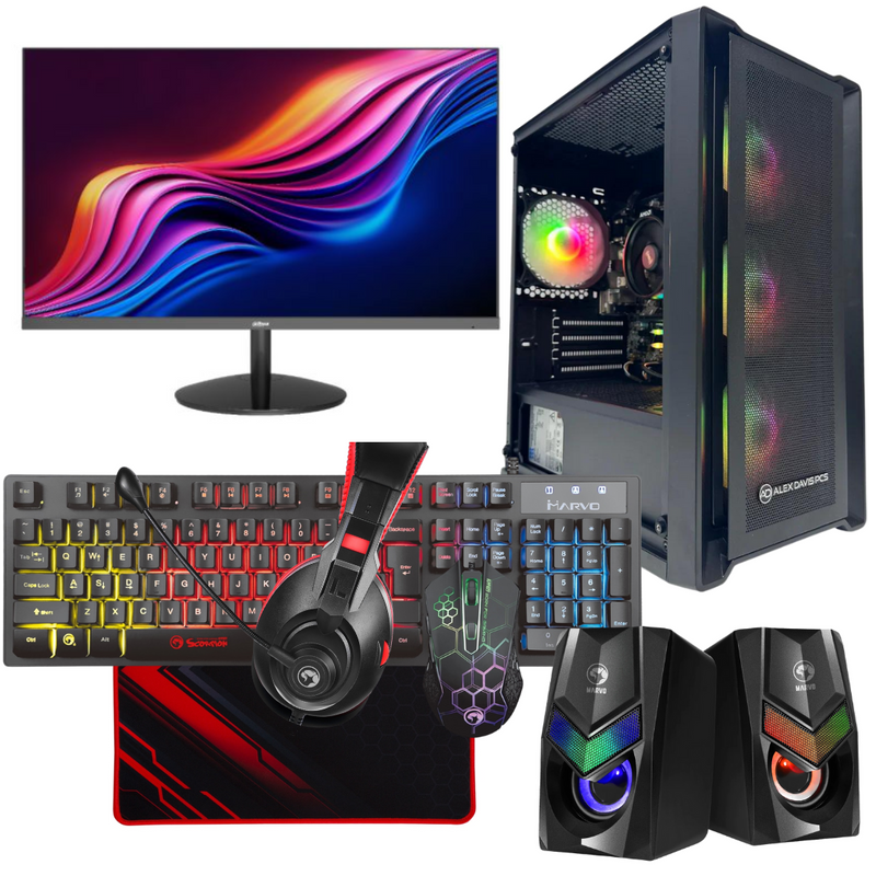 Gaming PC Bundles | Desktop, Monitor & Peripherals All-in-One – Alex ...