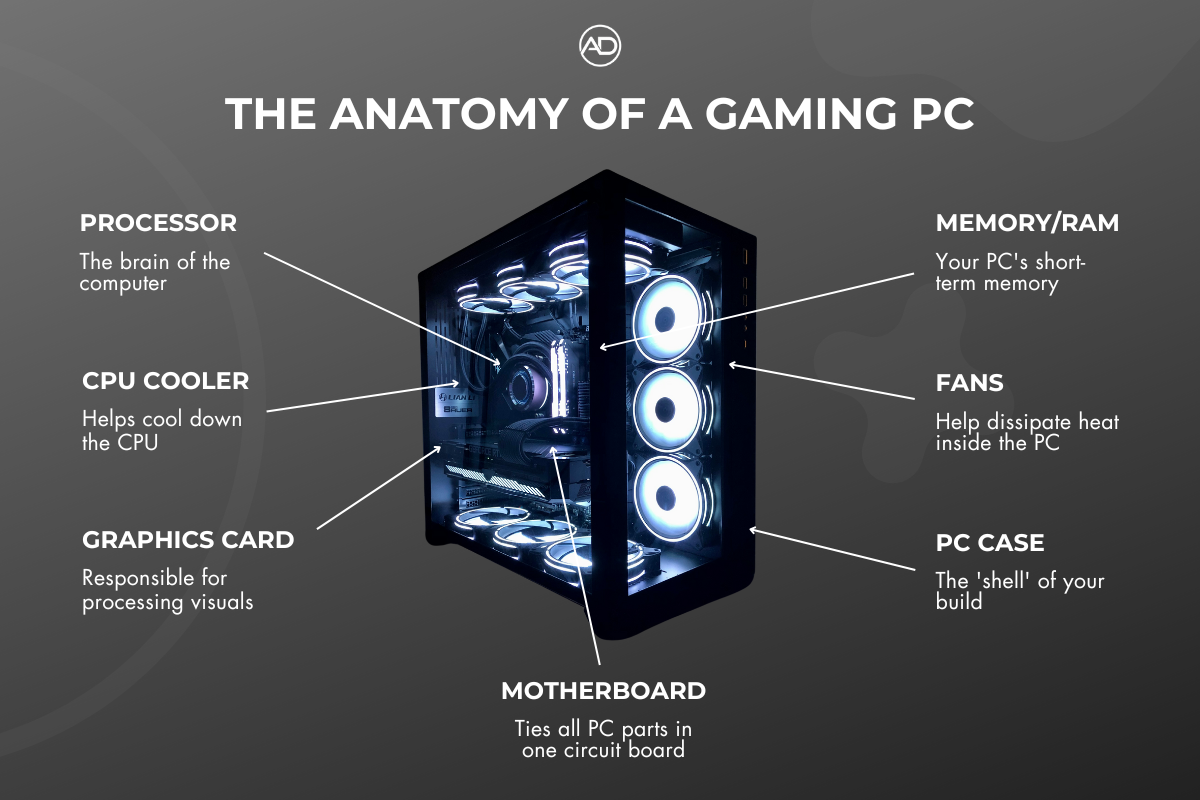 Gaming PC Components Explained Alex Davis PCs The Anatomy Of A Gaming PC 